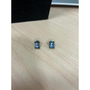 Blue Gemstone Stud Earrings